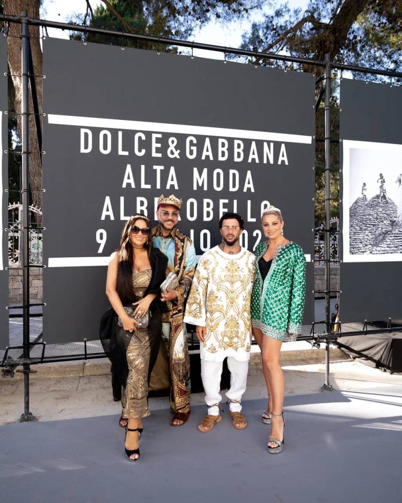 Филипп Киркоров и Аника Керимова побывали на показе Dolce & Gabbana Alta  Moda